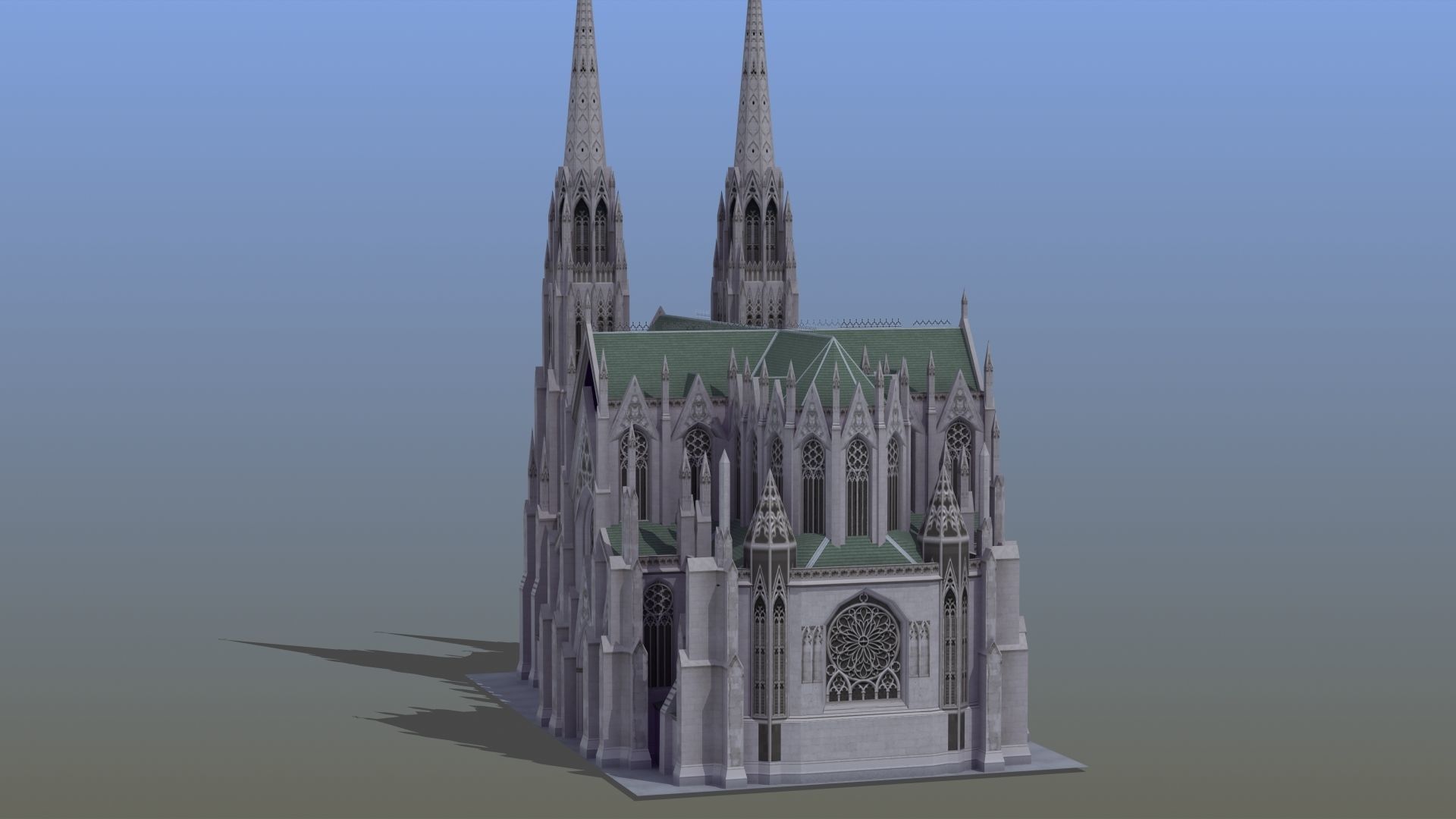 Saint Patricks Cathedral NY 3D model_18