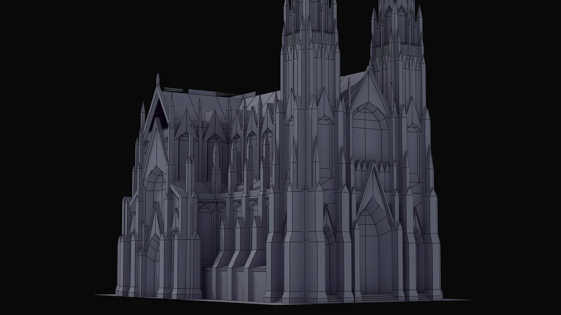 Saint Patricks Cathedral NY 3D model_28