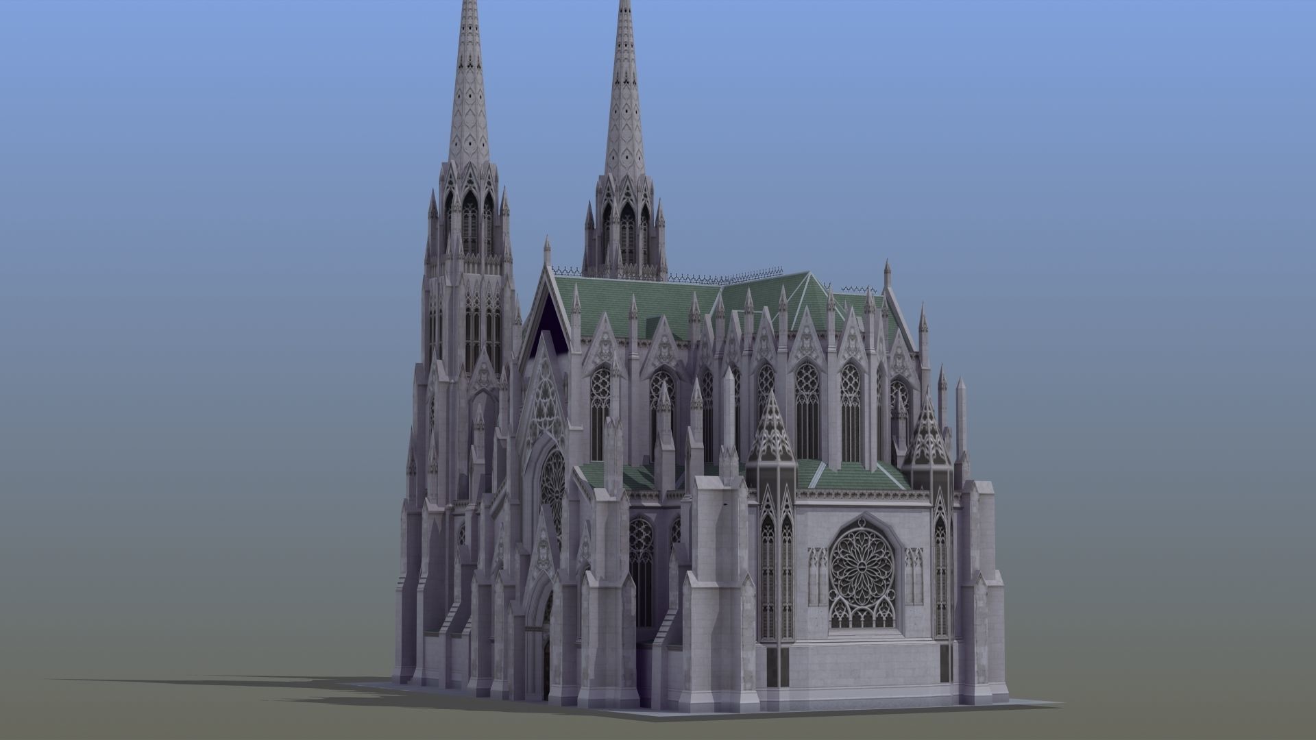 Saint Patricks Cathedral NY 3D model_17