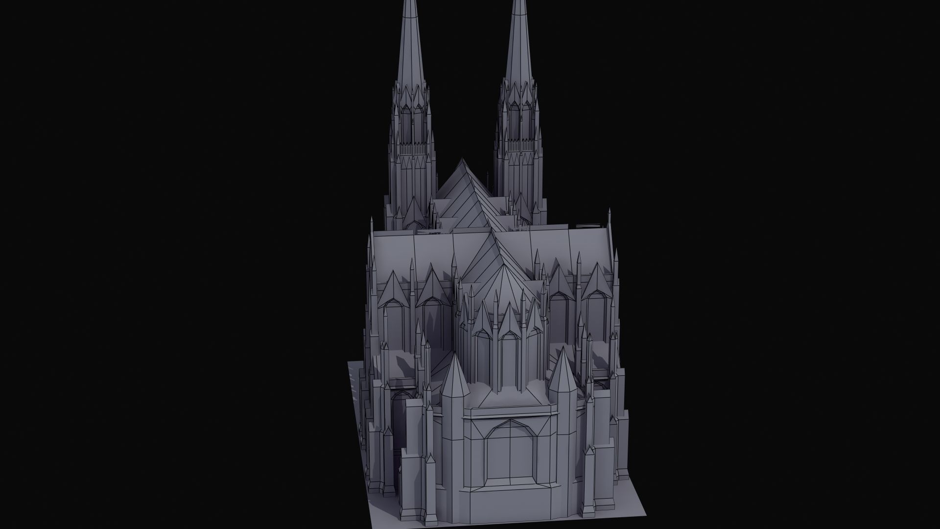 Saint Patricks Cathedral NY 3D model_38