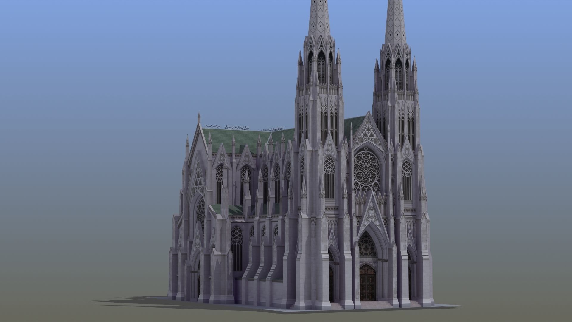 Saint Patricks Cathedral NY 3D model_44