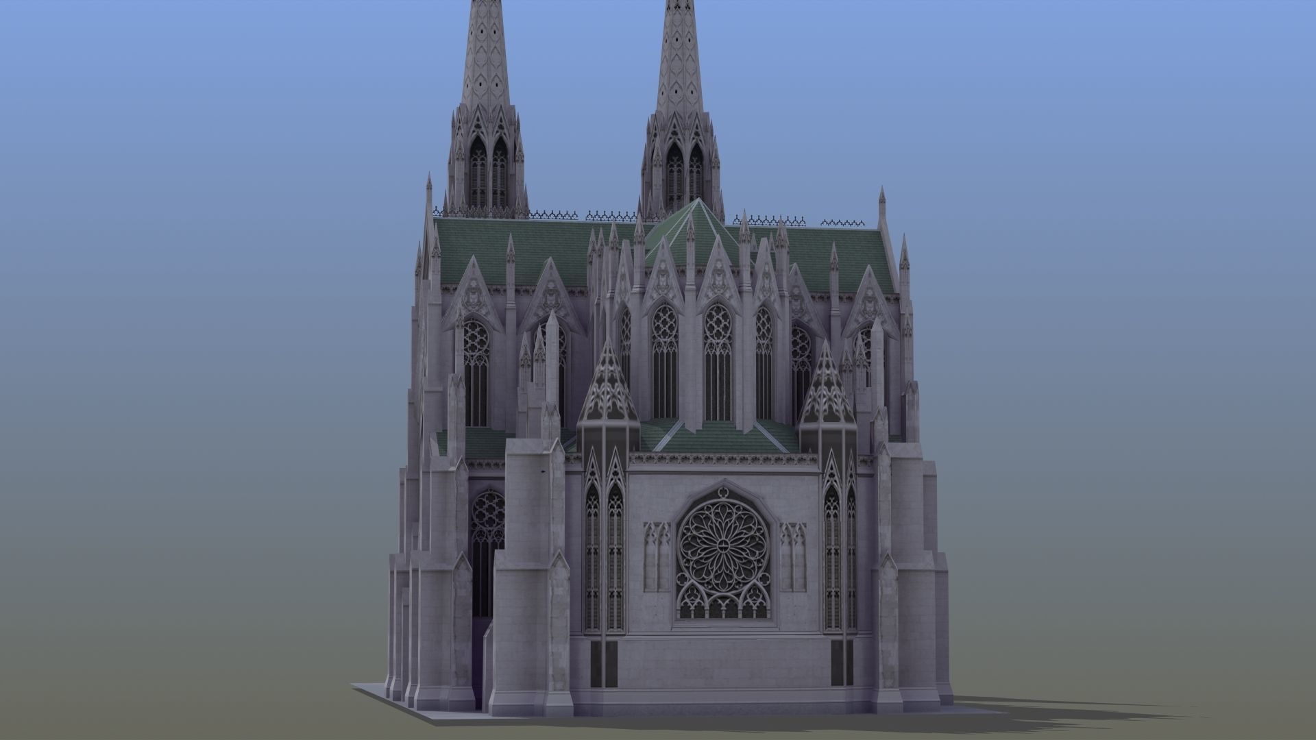 Saint Patricks Cathedral NY 3D model_57