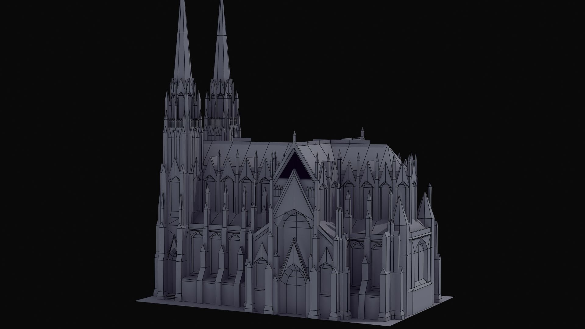 Saint Patricks Cathedral NY 3D model_32