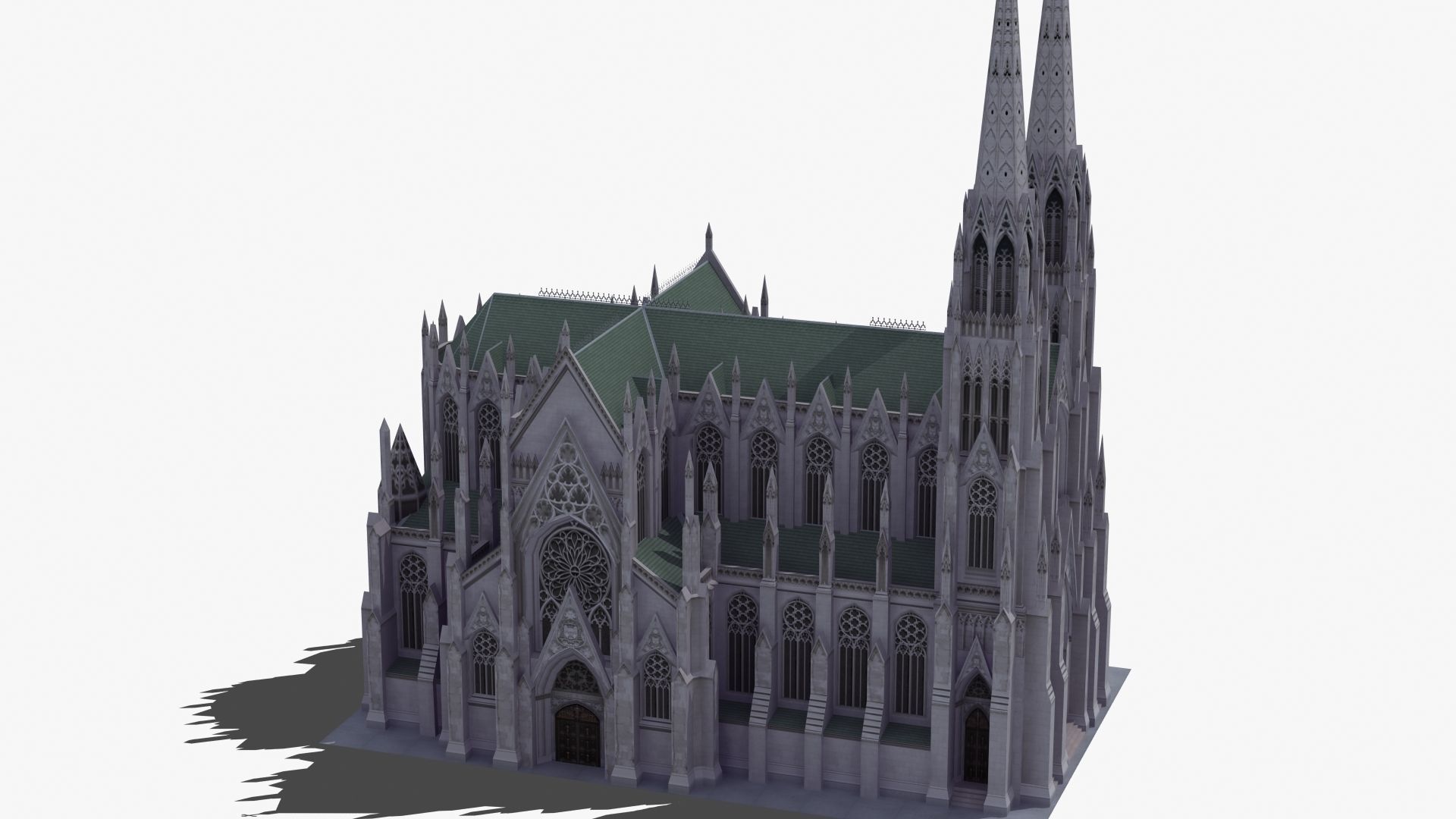Saint Patricks Cathedral NY 3D model_77