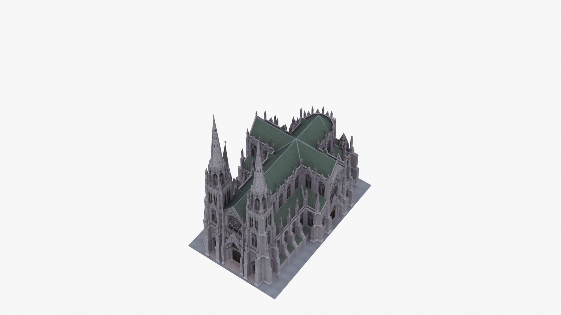 Saint Patricks Cathedral NY 3D model_66
