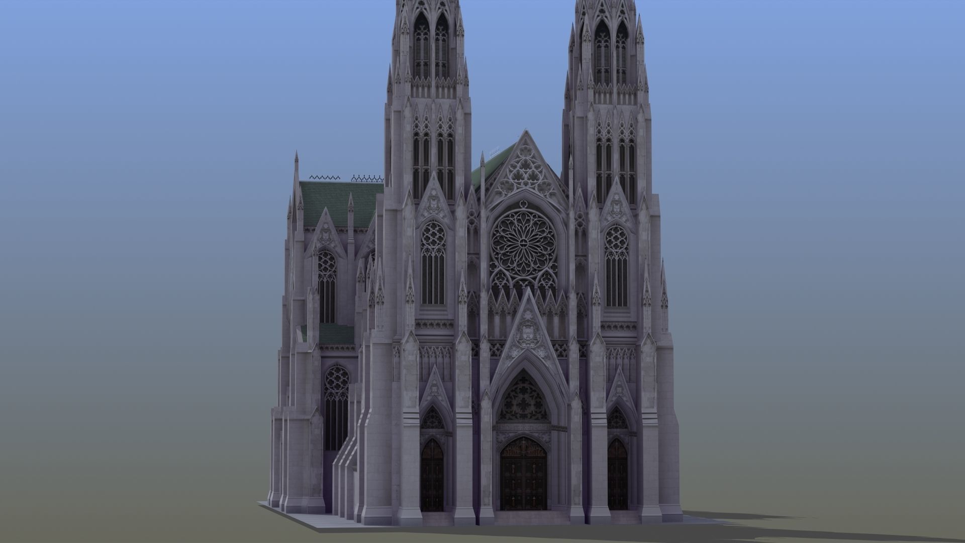 Saint Patricks Cathedral NY 3D model_23