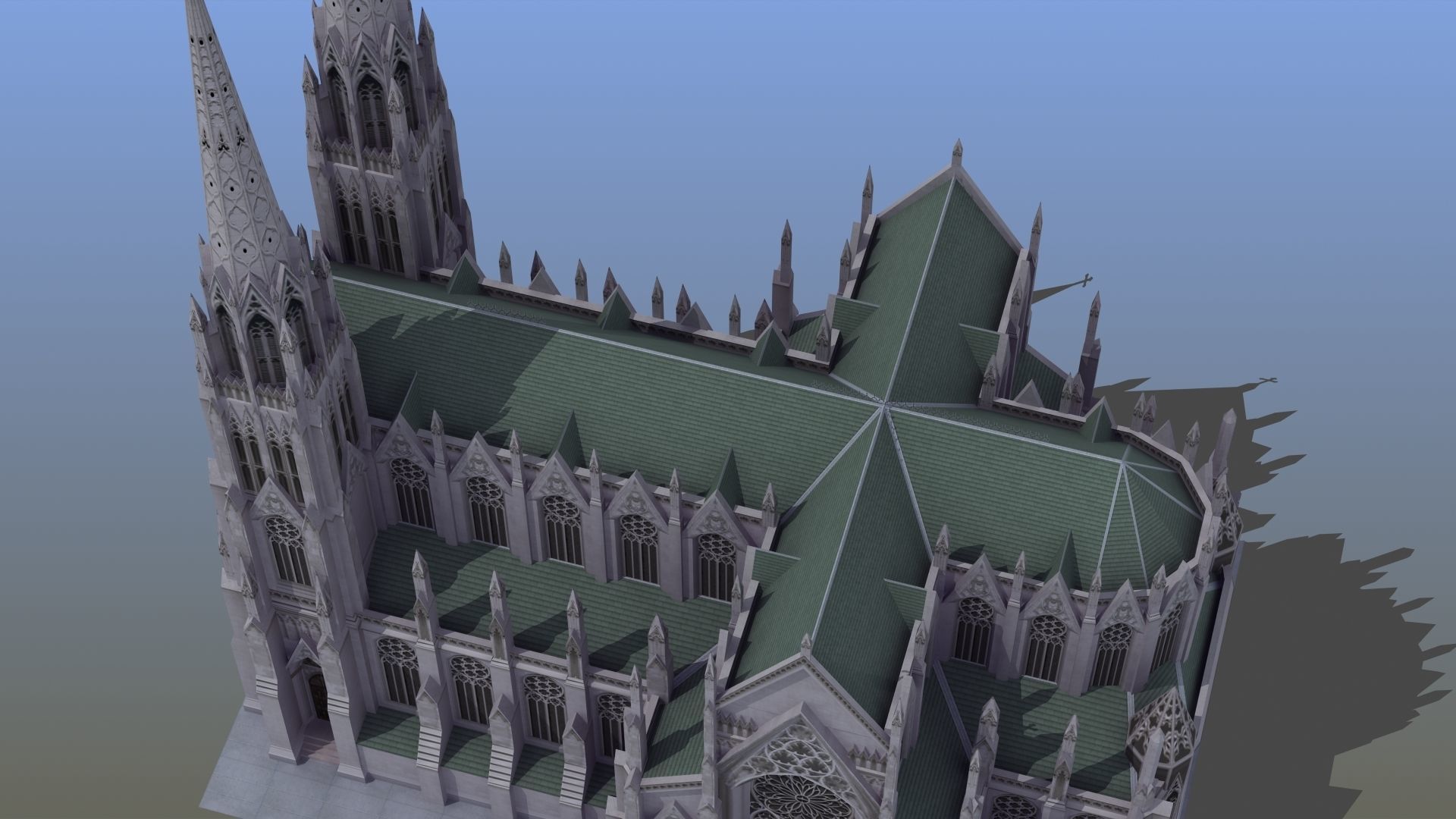 Saint Patricks Cathedral NY 3D model_55