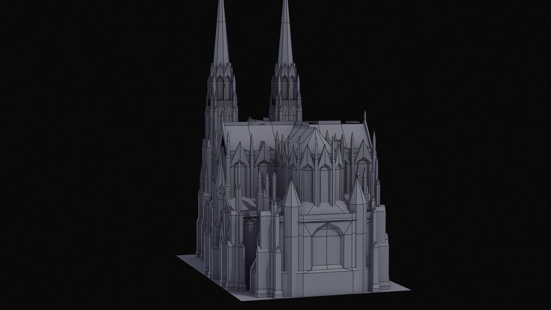 Saint Patricks Cathedral NY 3D model_37