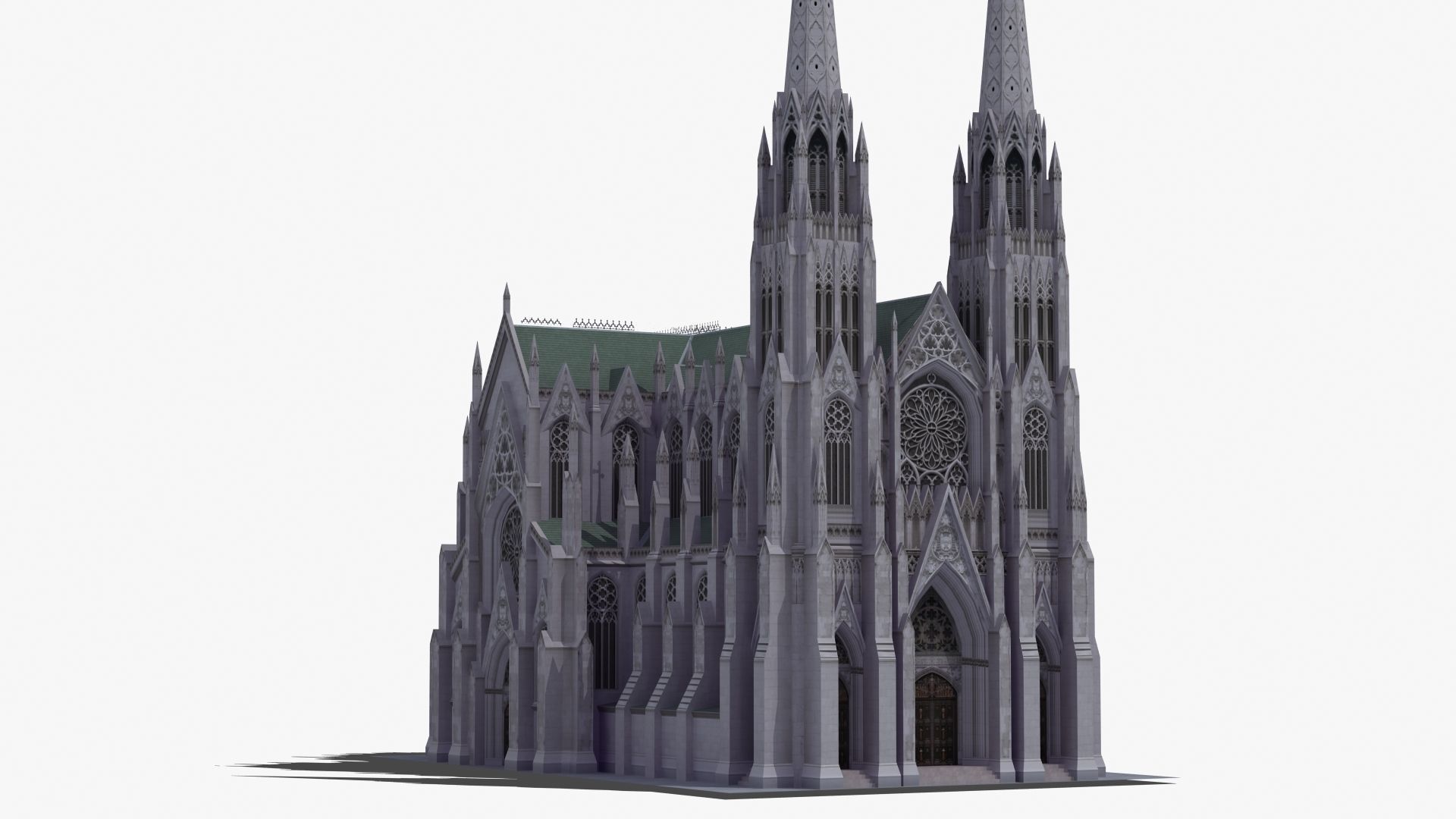 Saint Patricks Cathedral NY 3D model_71