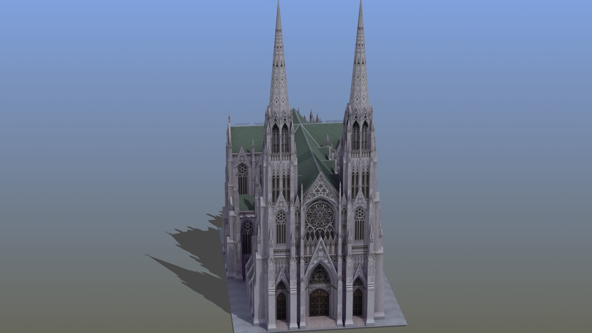 Saint Patricks Cathedral NY 3D model_46