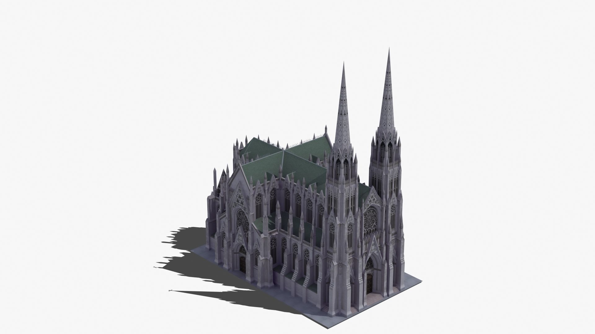 Saint Patricks Cathedral NY 3D model_58