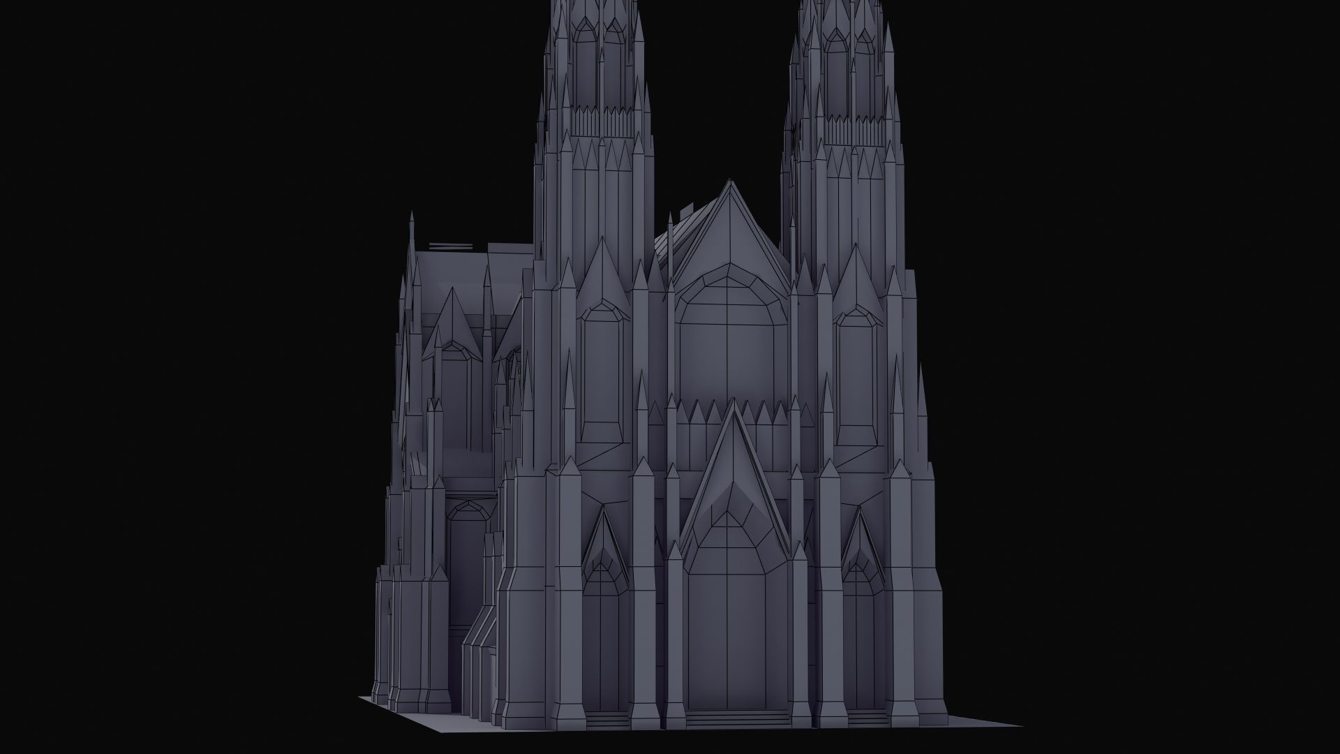 Saint Patricks Cathedral NY 3D model_42