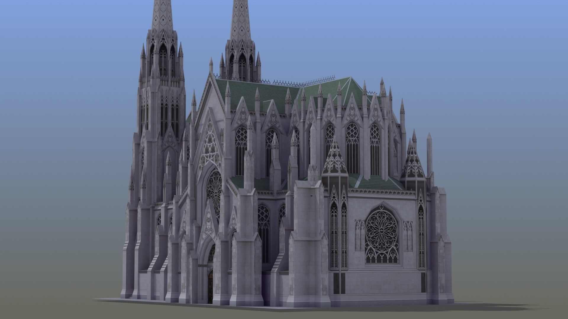 Saint Patricks Cathedral NY 3D model_54