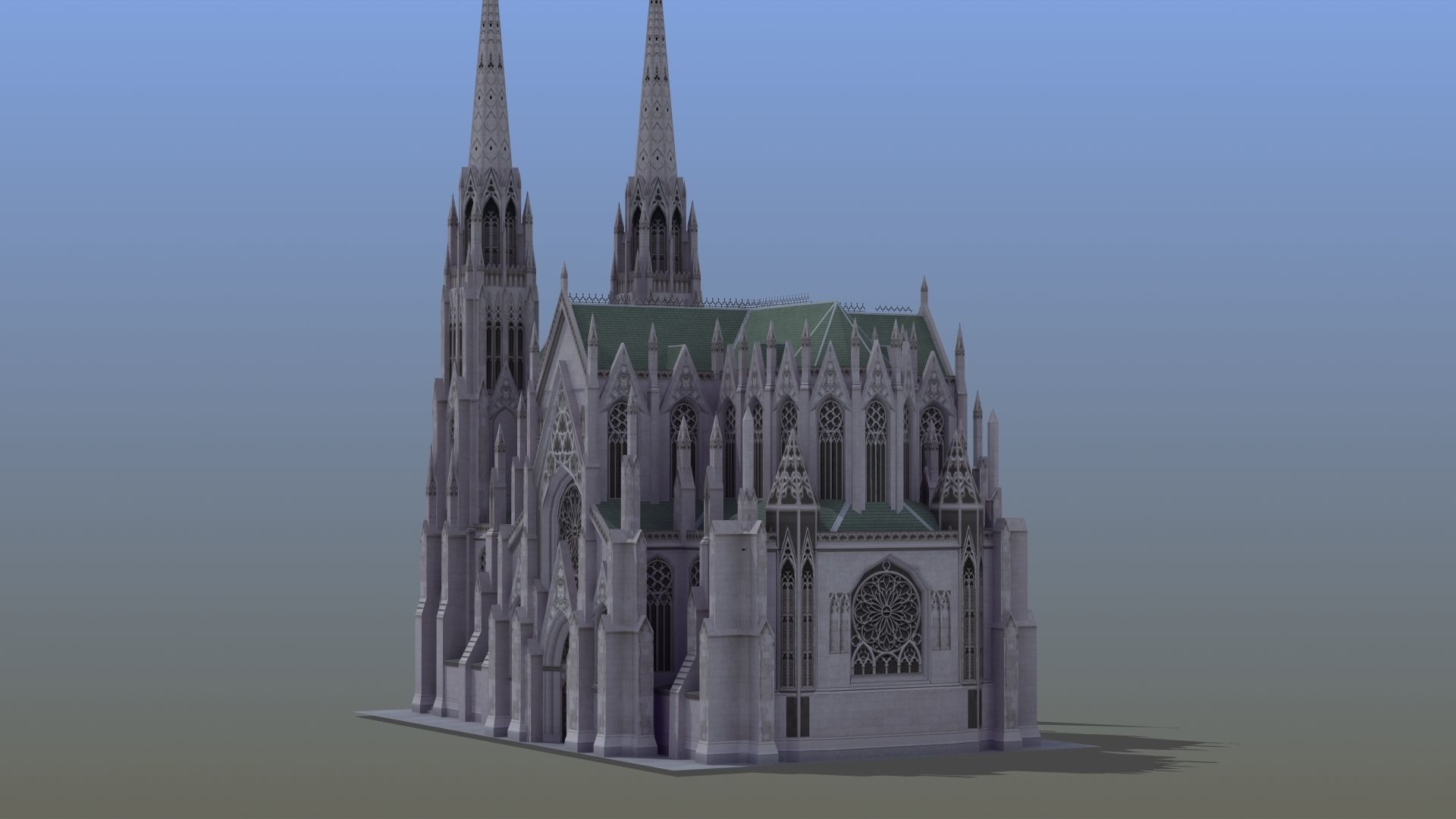 Saint Patricks Cathedral NY 3D model_56