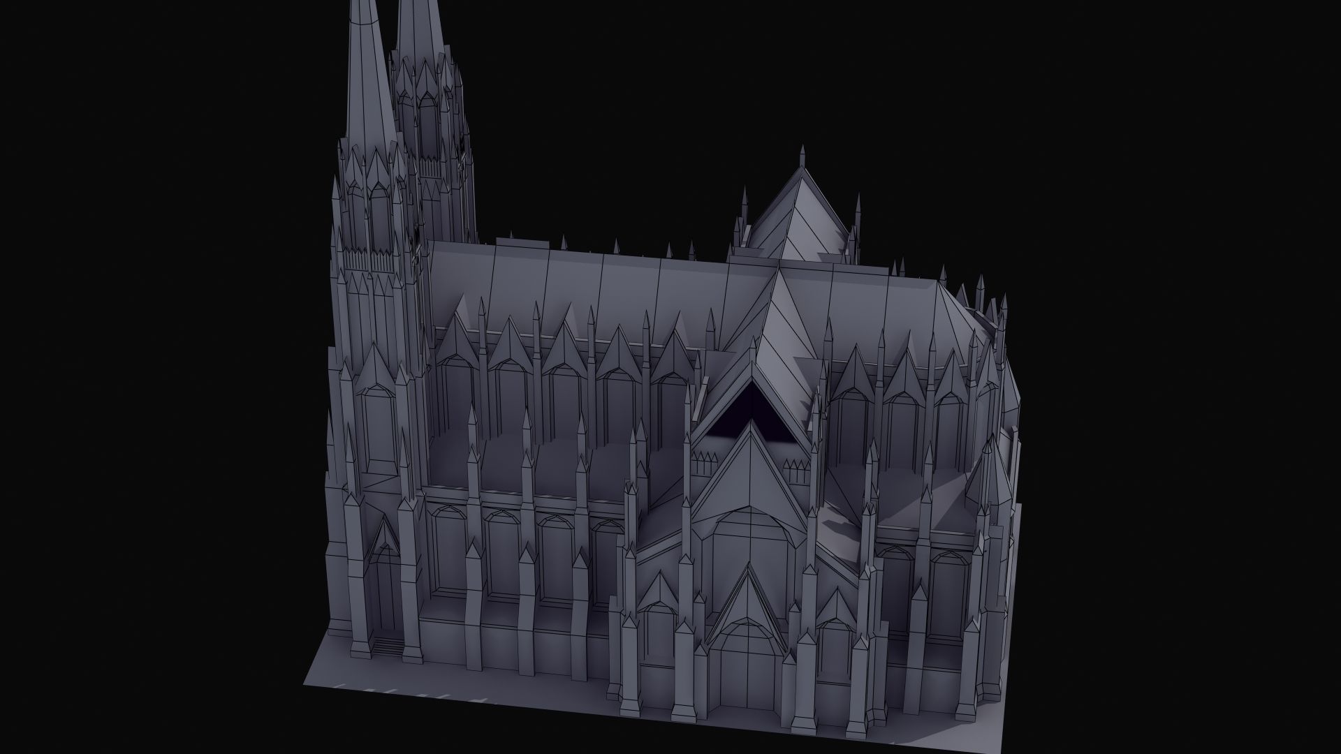 Saint Patricks Cathedral NY 3D model_34