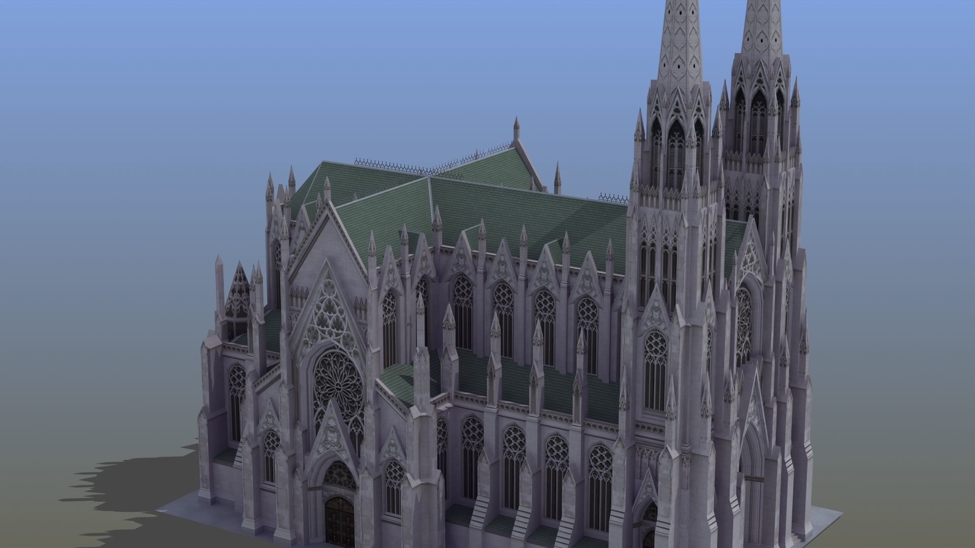 Saint Patricks Cathedral NY 3D model_51