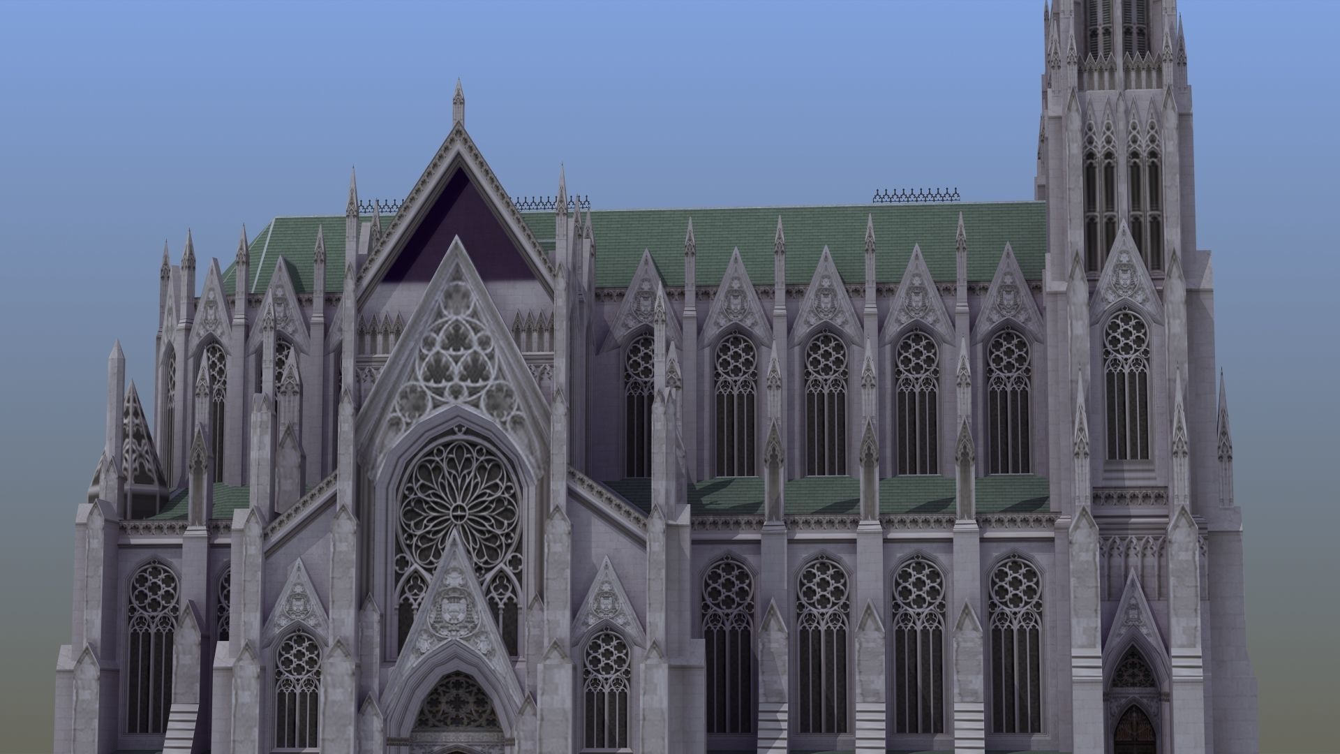 Saint Patricks Cathedral NY 3D model_7