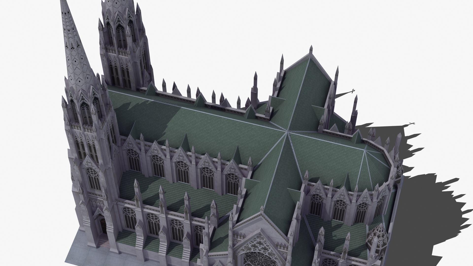Saint Patricks Cathedral NY 3D model_72