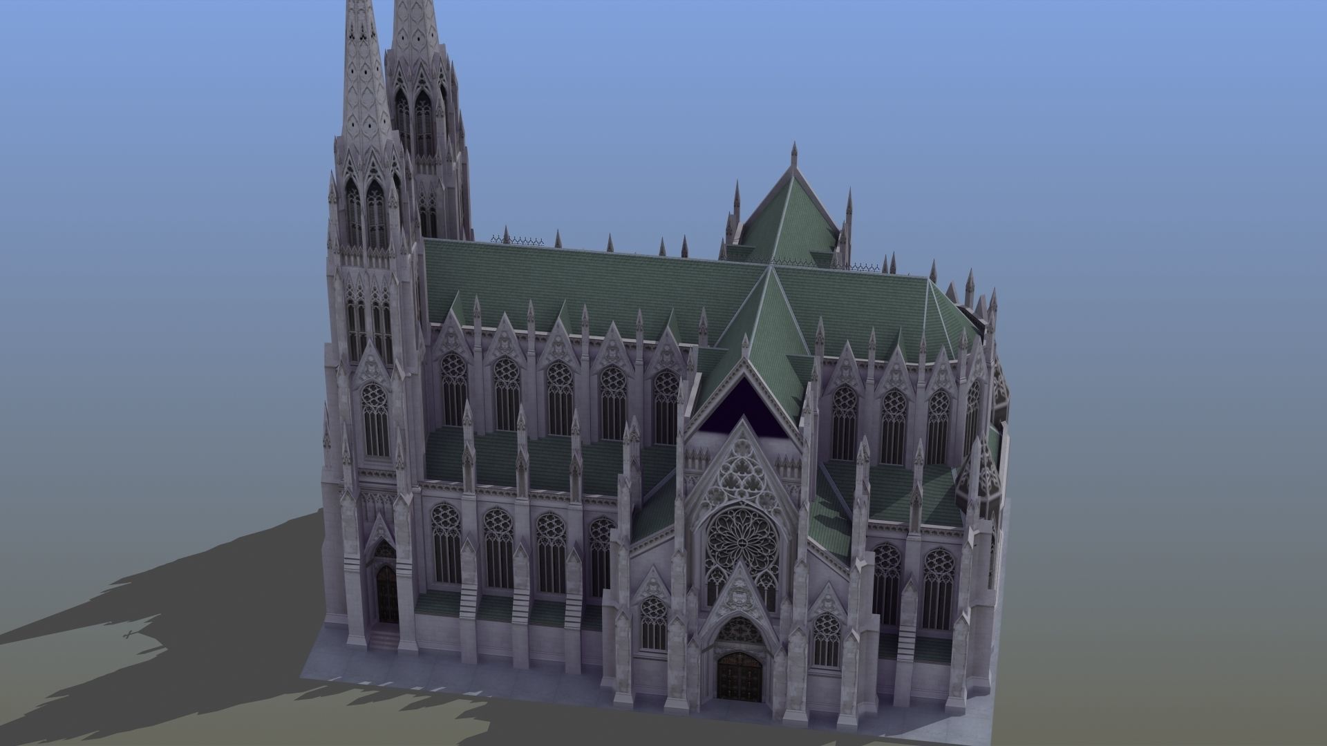 Saint Patricks Cathedral NY 3D model_15