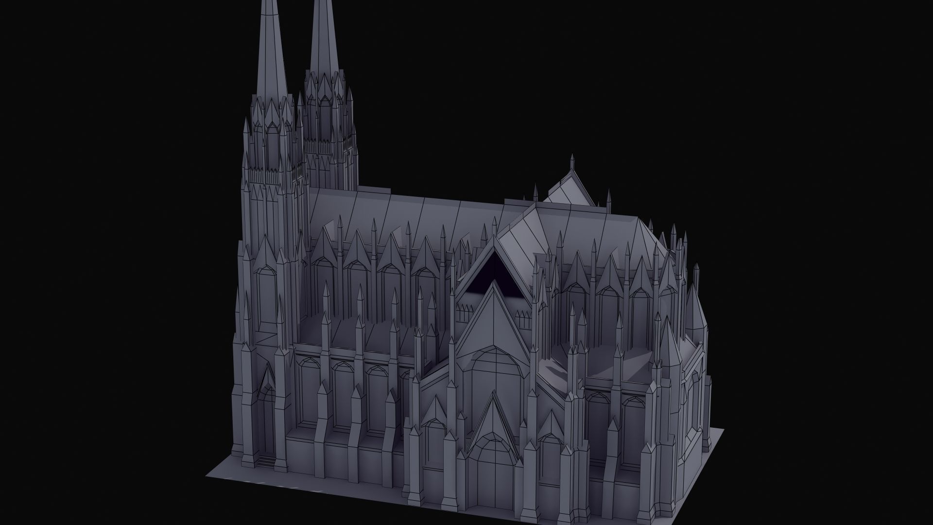 Saint Patricks Cathedral NY 3D model_33