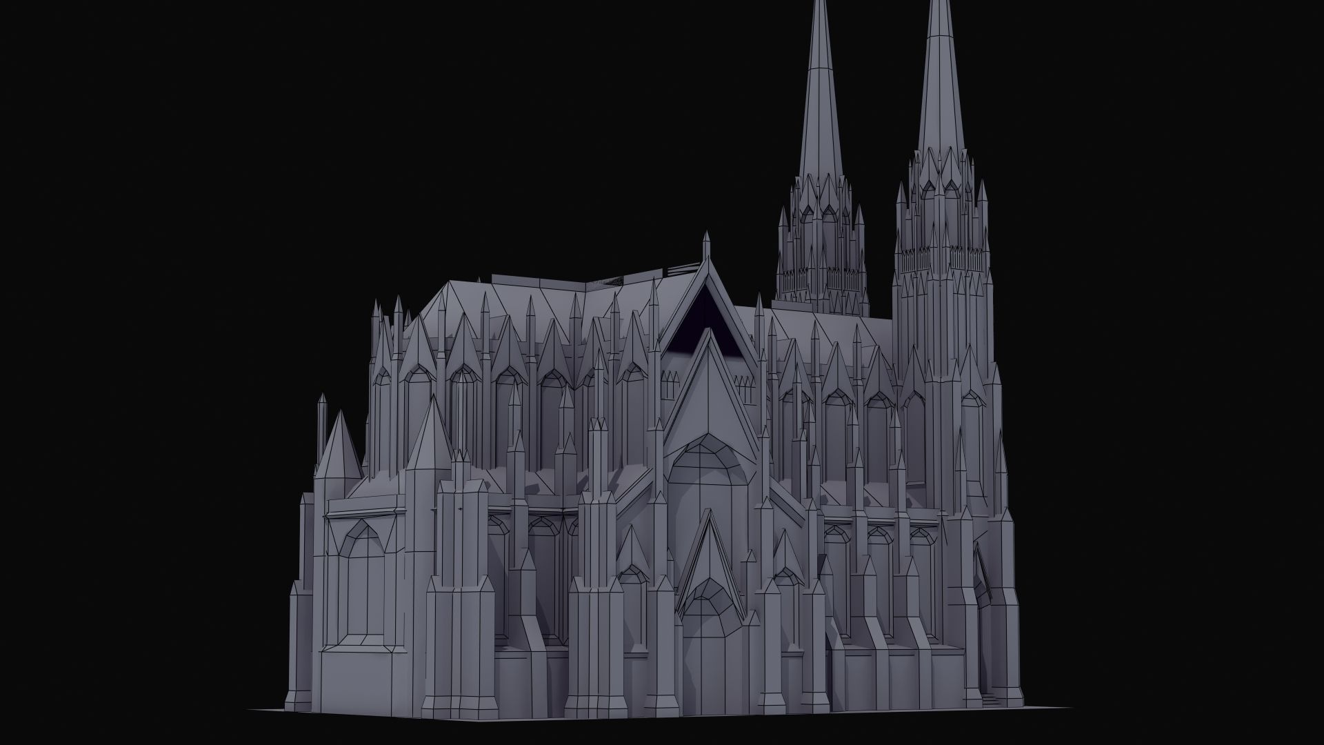 Saint Patricks Cathedral NY 3D model_26