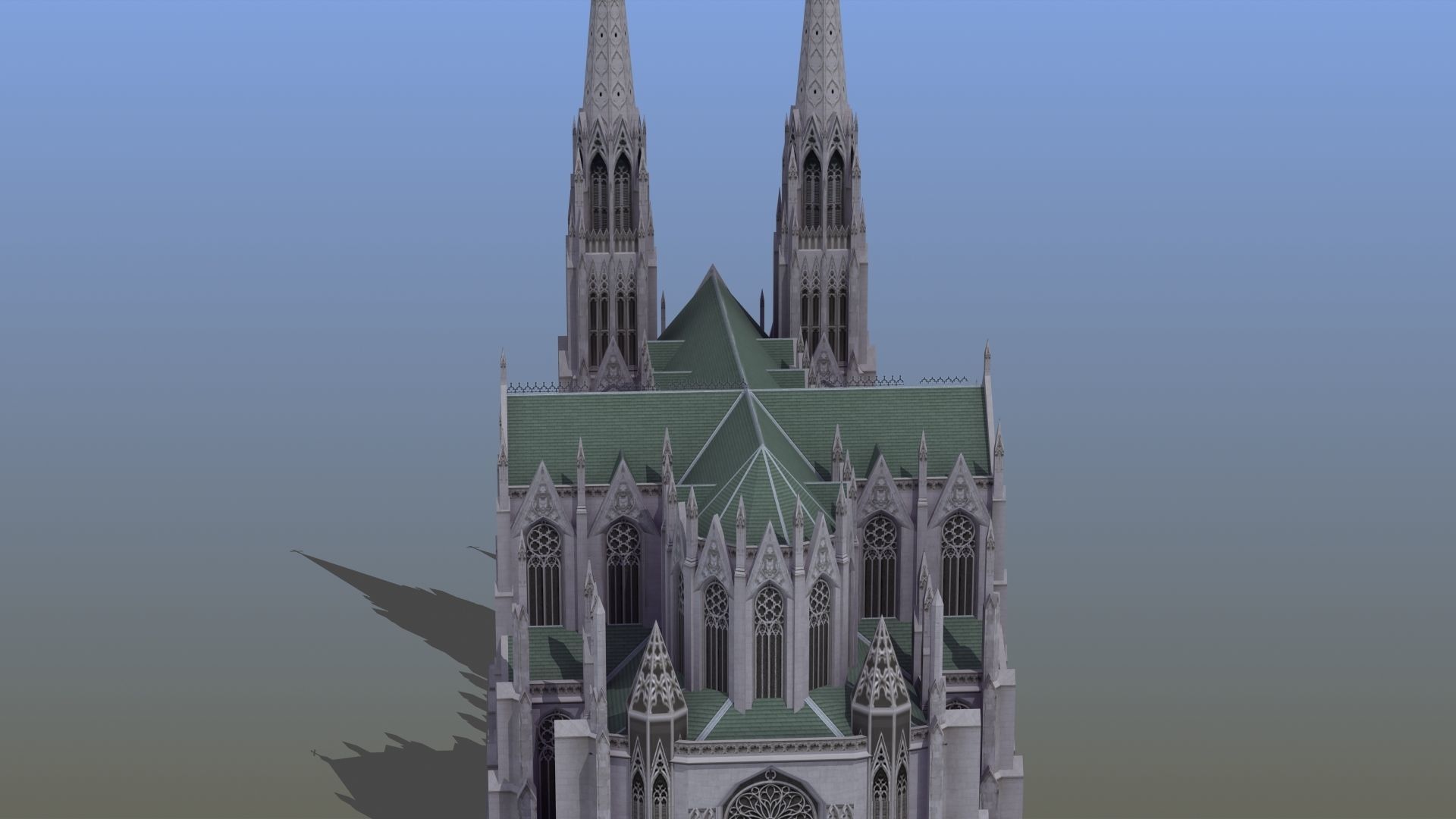 Saint Patricks Cathedral NY 3D model_5