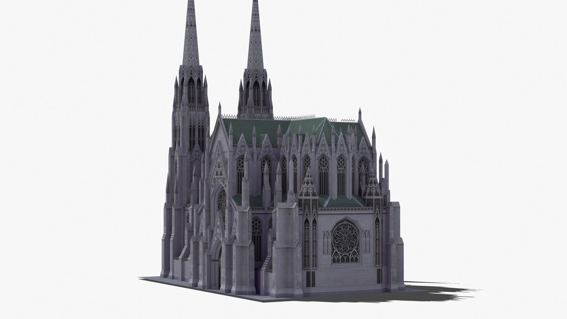 Saint Patricks Cathedral NY 3D model_65