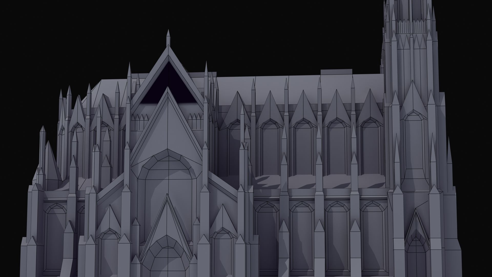 Saint Patricks Cathedral NY 3D model_27