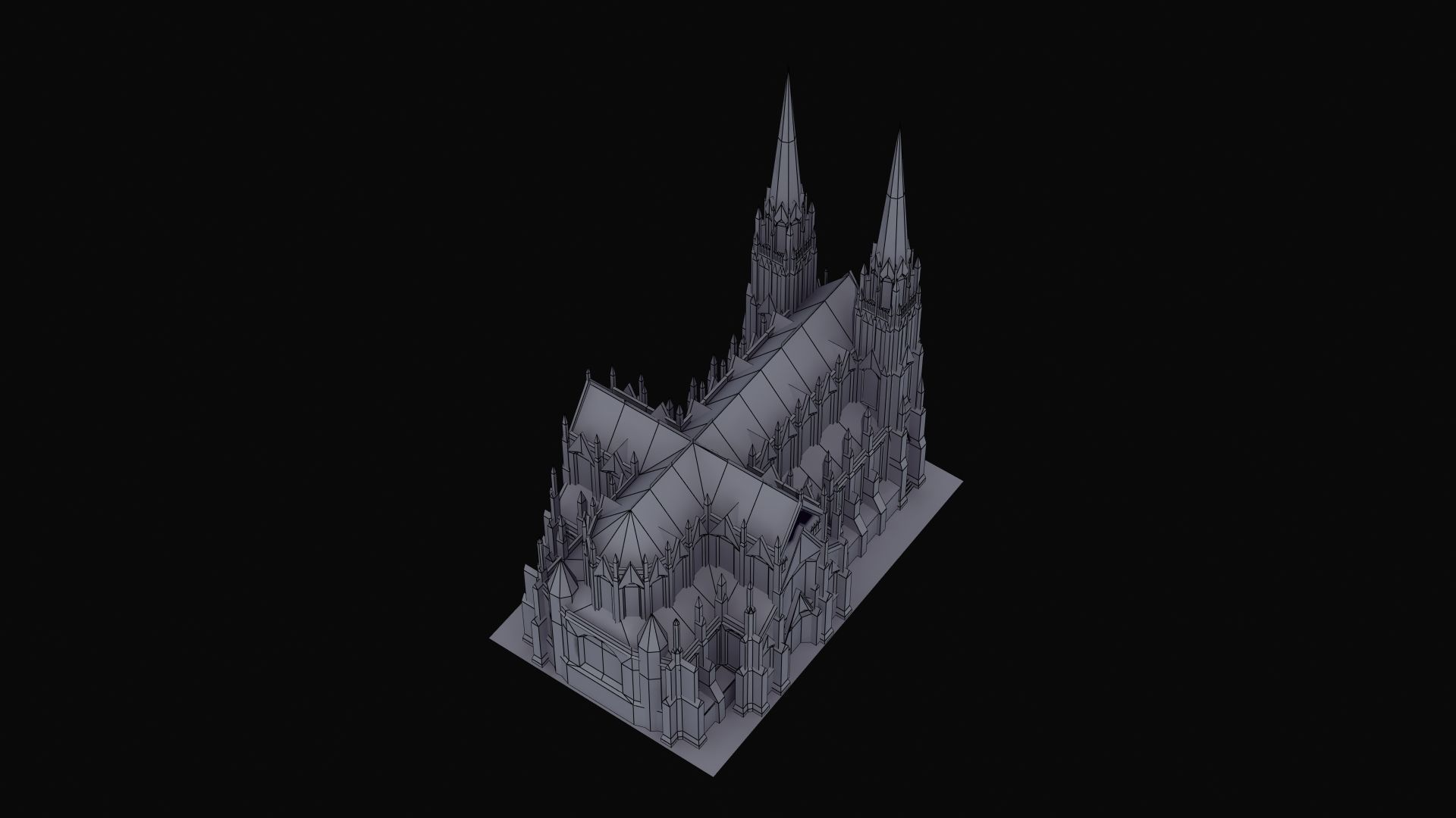 Saint Patricks Cathedral NY 3D model_40