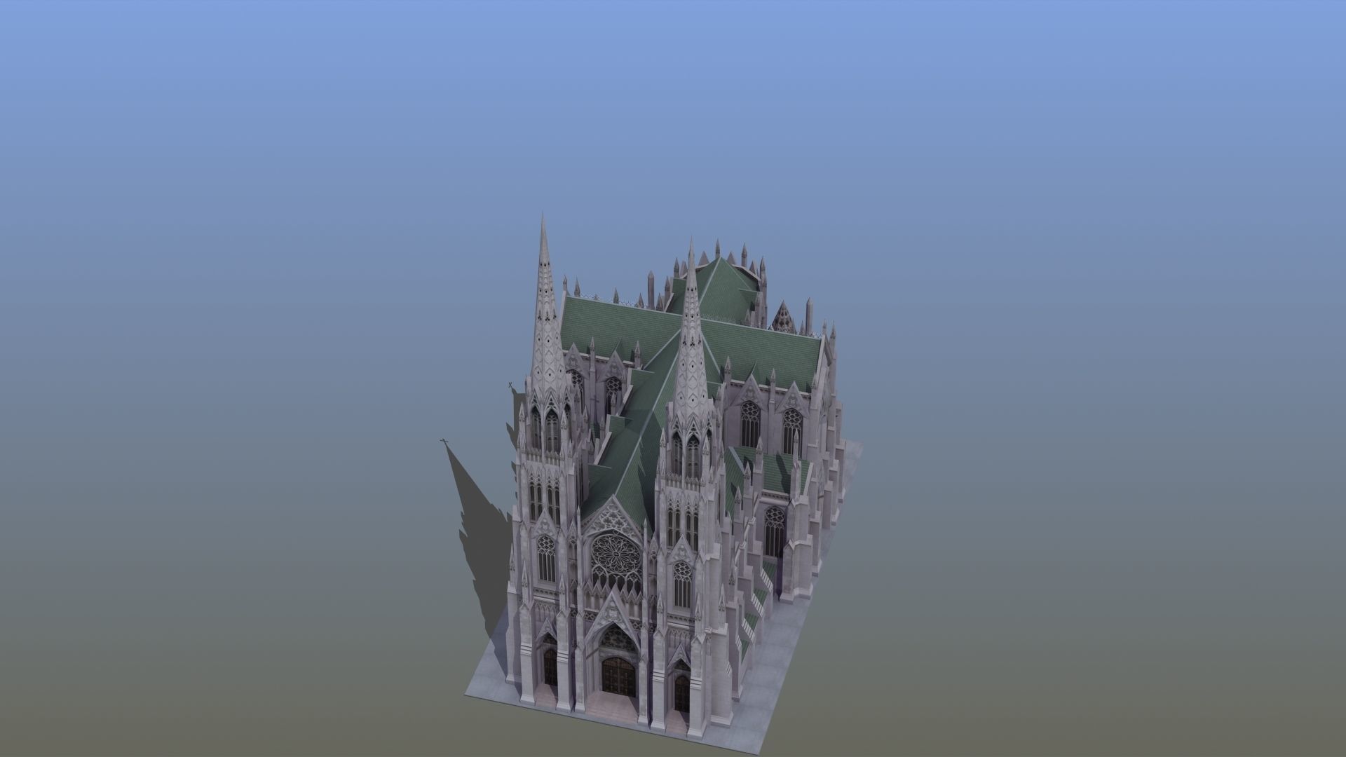 Saint Patricks Cathedral NY 3D model_49