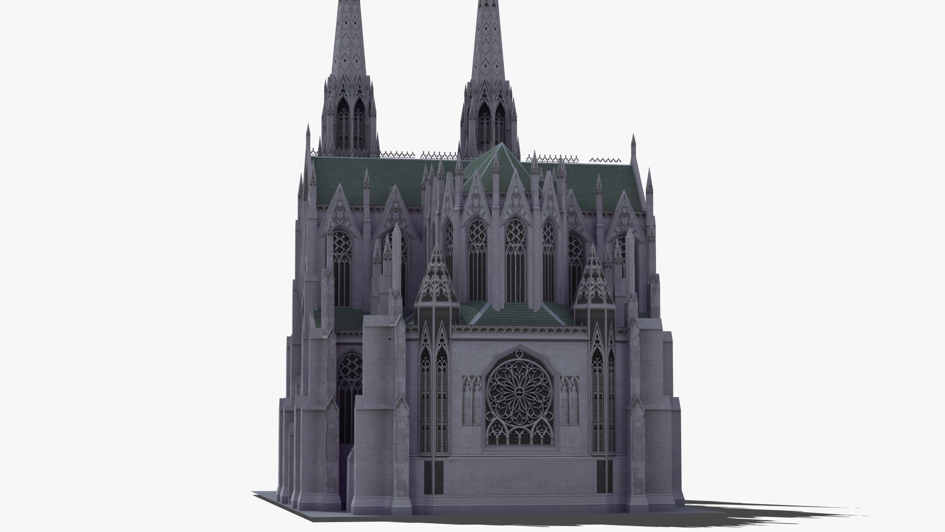 Saint Patricks Cathedral NY 3D model_76