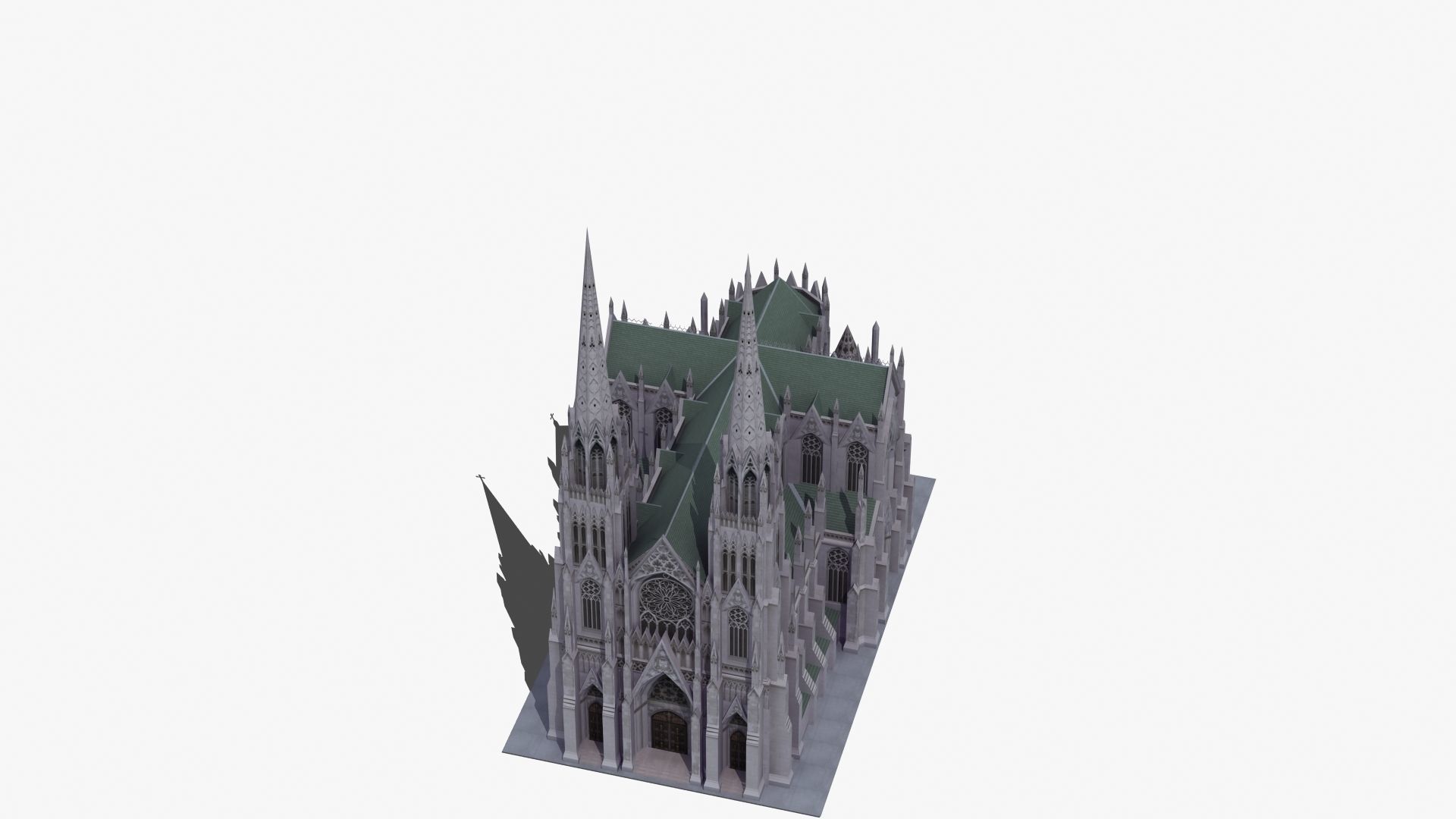 Saint Patricks Cathedral NY 3D model_64