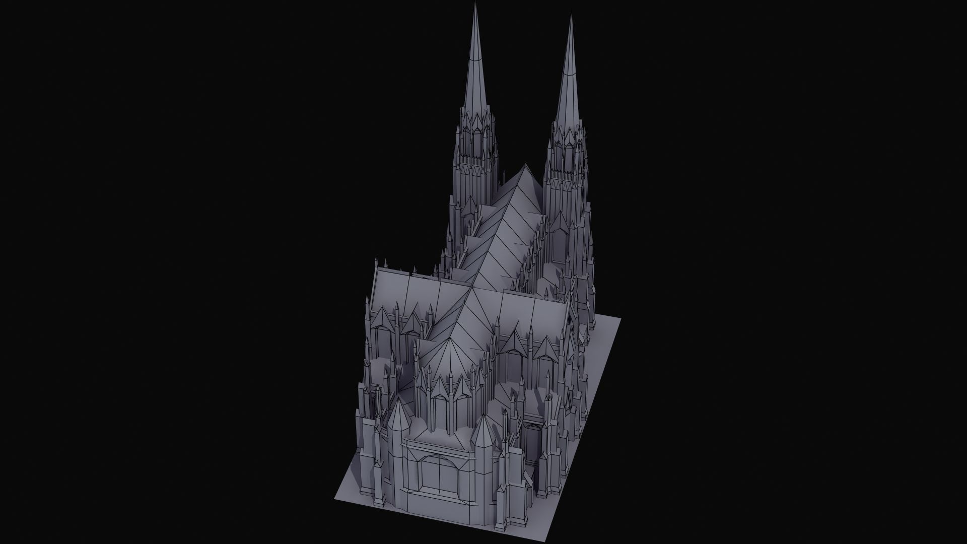 Saint Patricks Cathedral NY 3D model_39