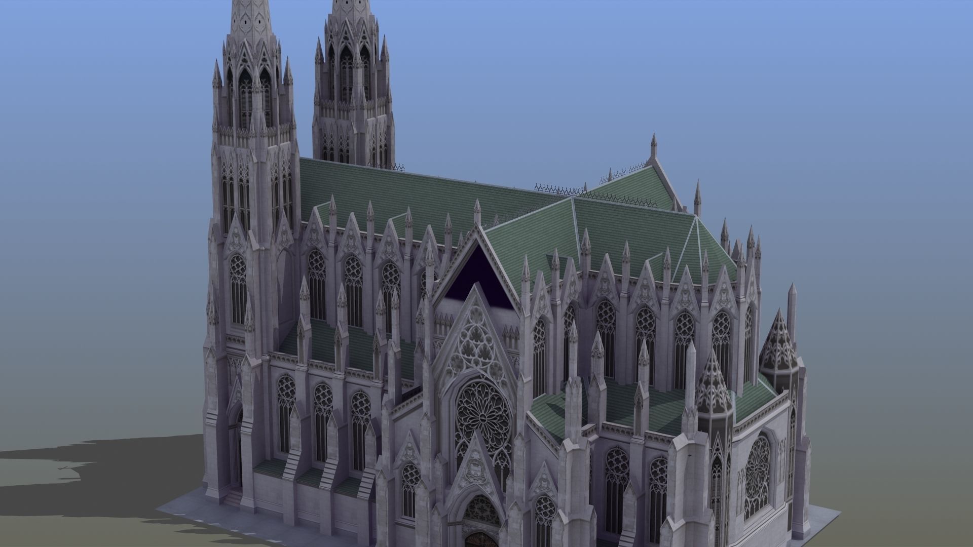 Saint Patricks Cathedral NY 3D model_16