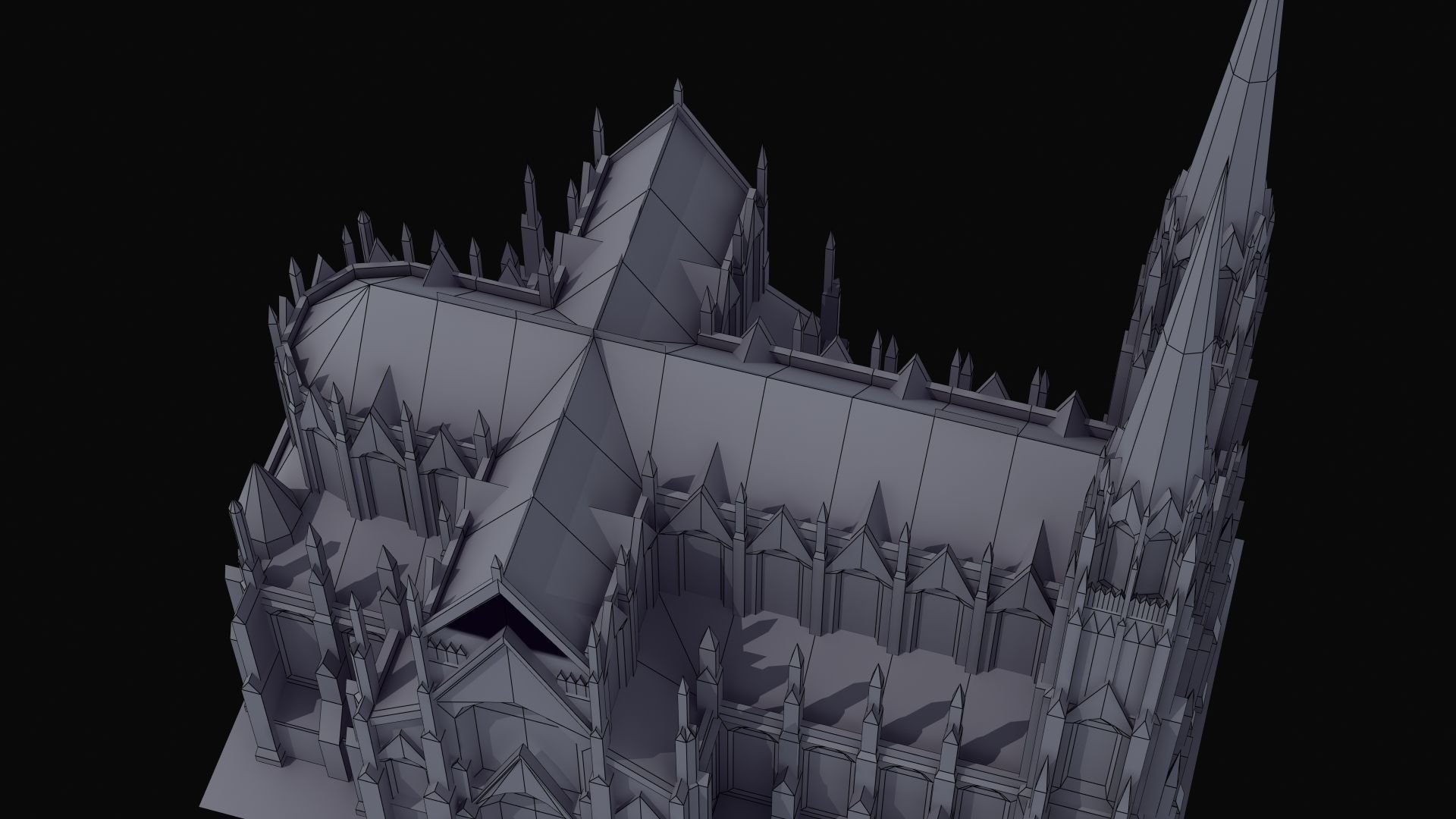 Saint Patricks Cathedral NY 3D model_41
