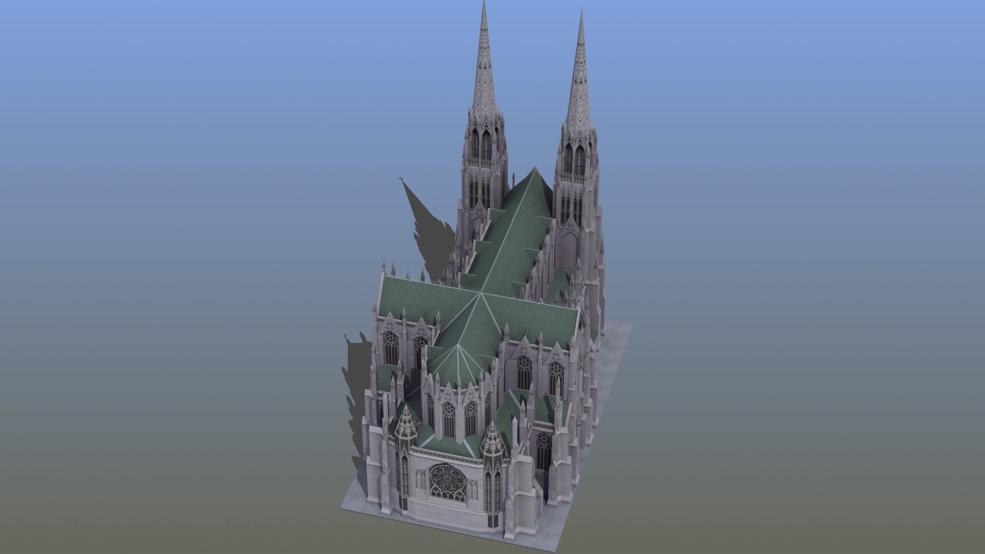 Saint Patricks Cathedral NY 3D model_20
