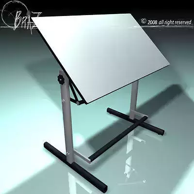 Drafting table 3D model