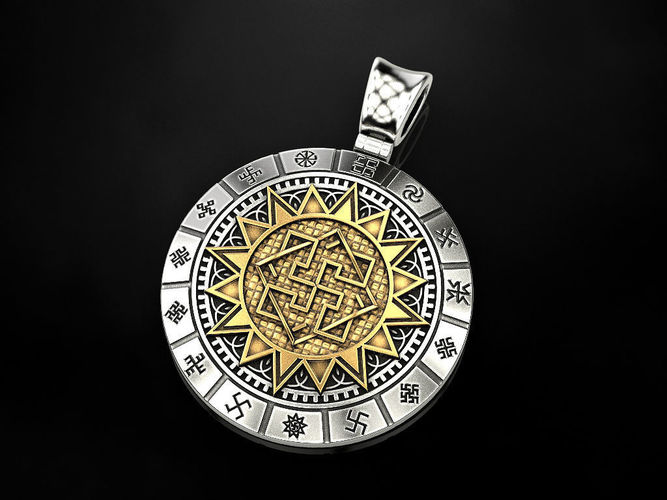 Slavic amulet of Valkyrie 3D print model