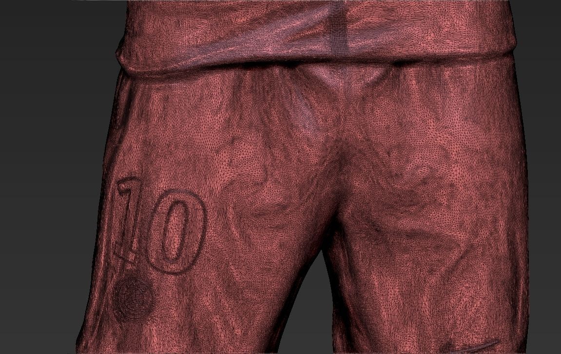 Neymar PSG 3D printing ready stl obj formats 3D print model_31