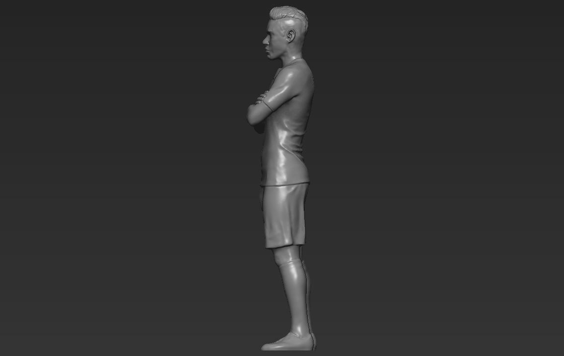 Neymar PSG 3D printing ready stl obj formats 3D print model_9