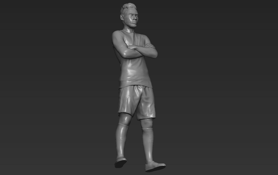 Neymar PSG 3D printing ready stl obj formats 3D print model_12
