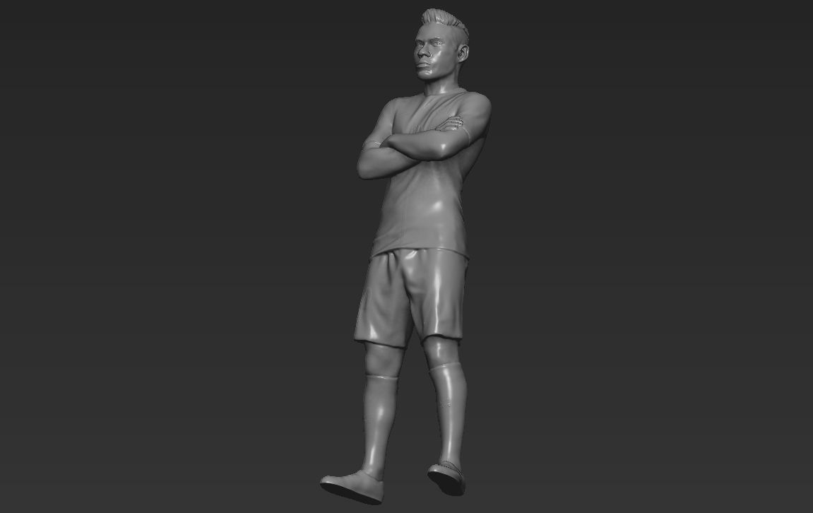 Neymar PSG 3D printing ready stl obj formats 3D print model_13