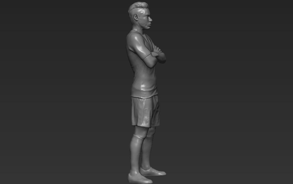 Neymar PSG 3D printing ready stl obj formats 3D print model_4