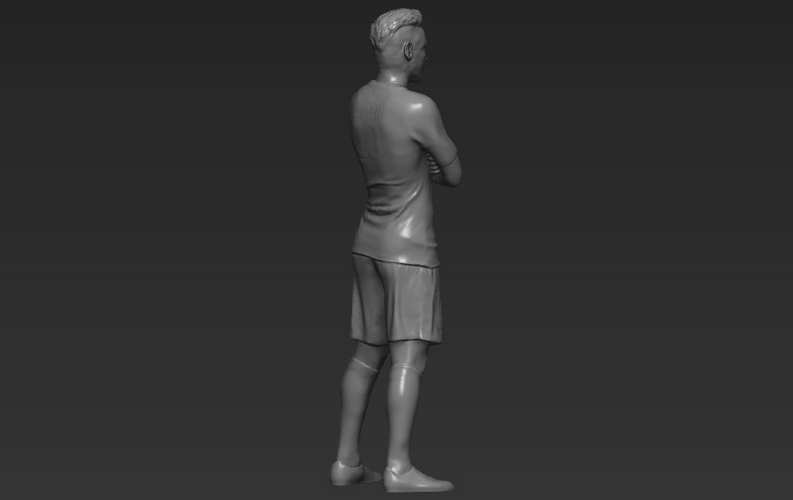 Neymar PSG 3D printing ready stl obj formats 3D print model_7