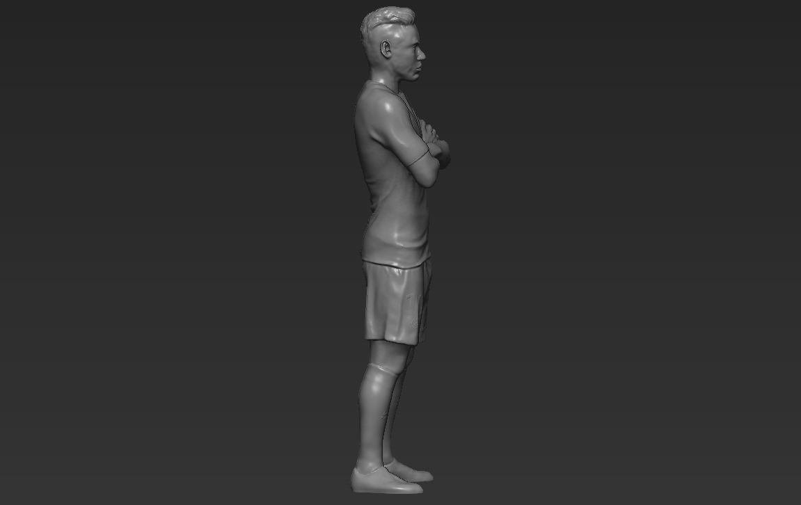 Neymar PSG 3D printing ready stl obj formats 3D print model_5