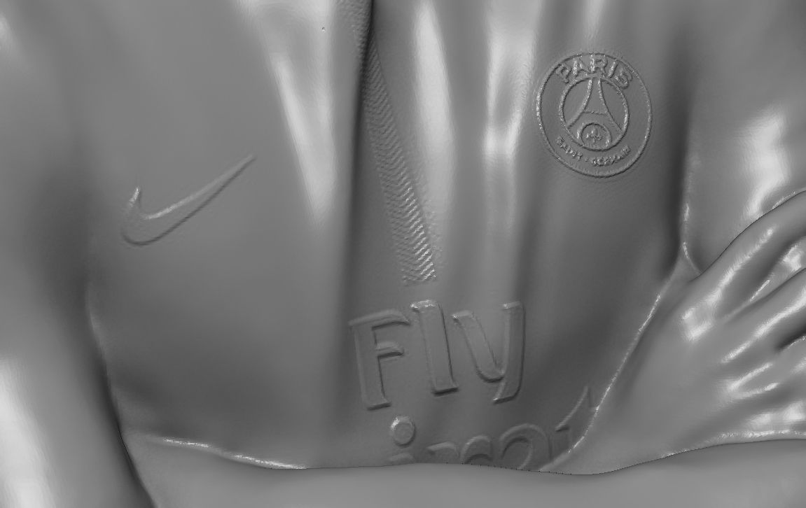 Neymar PSG 3D printing ready stl obj formats 3D print model_26