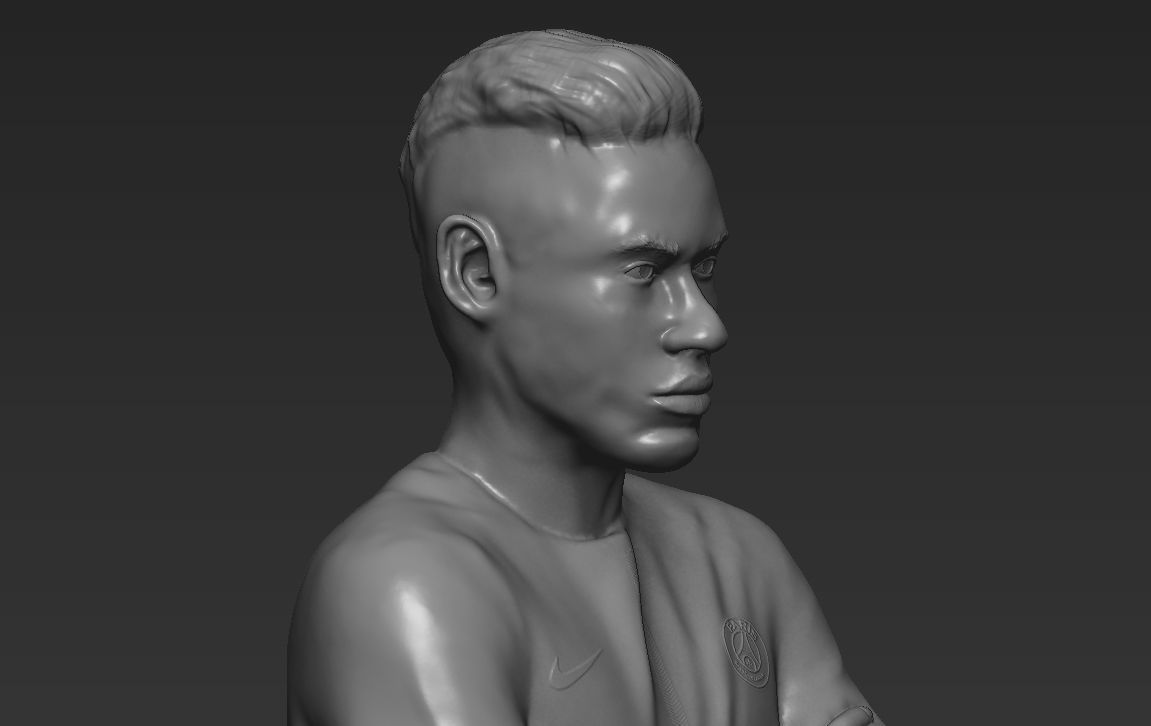 Neymar PSG 3D printing ready stl obj formats 3D print model_20