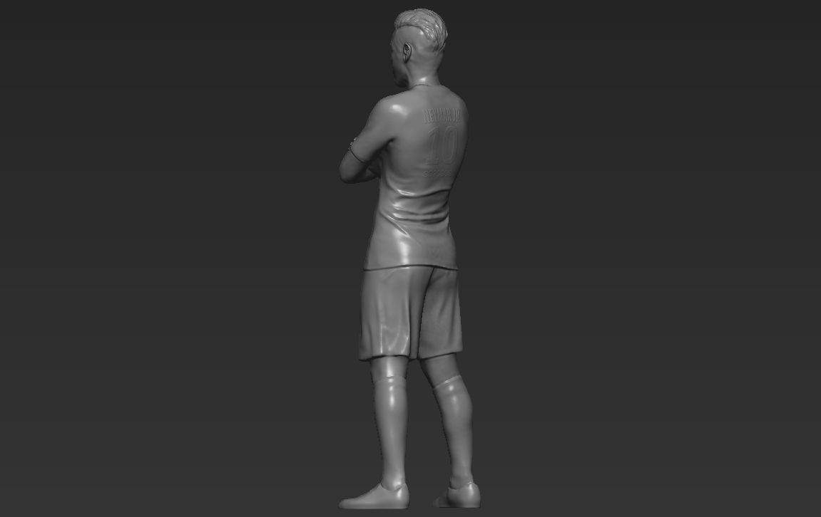 Neymar PSG 3D printing ready stl obj formats 3D print model_22