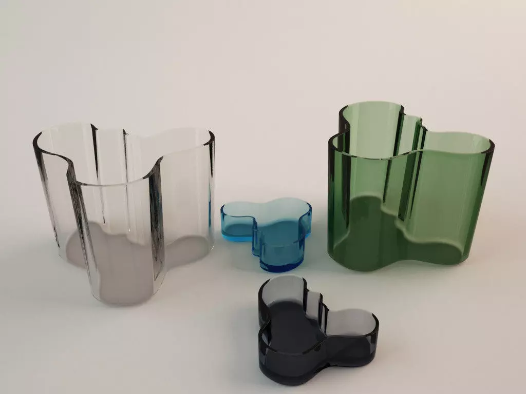 Ittala Alvar Aalto Vase 3D model_0