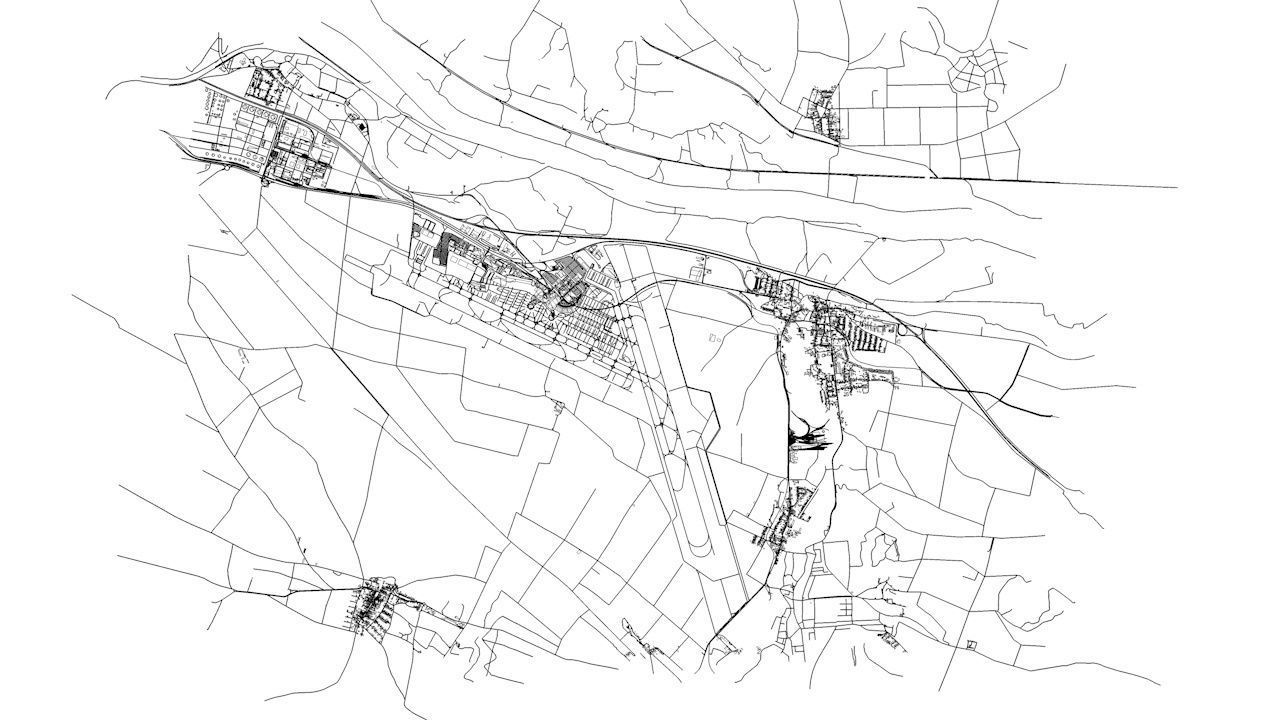 Vienna Schwechat VIE Airport Roads Buildings and Public Trans 3D model_11
